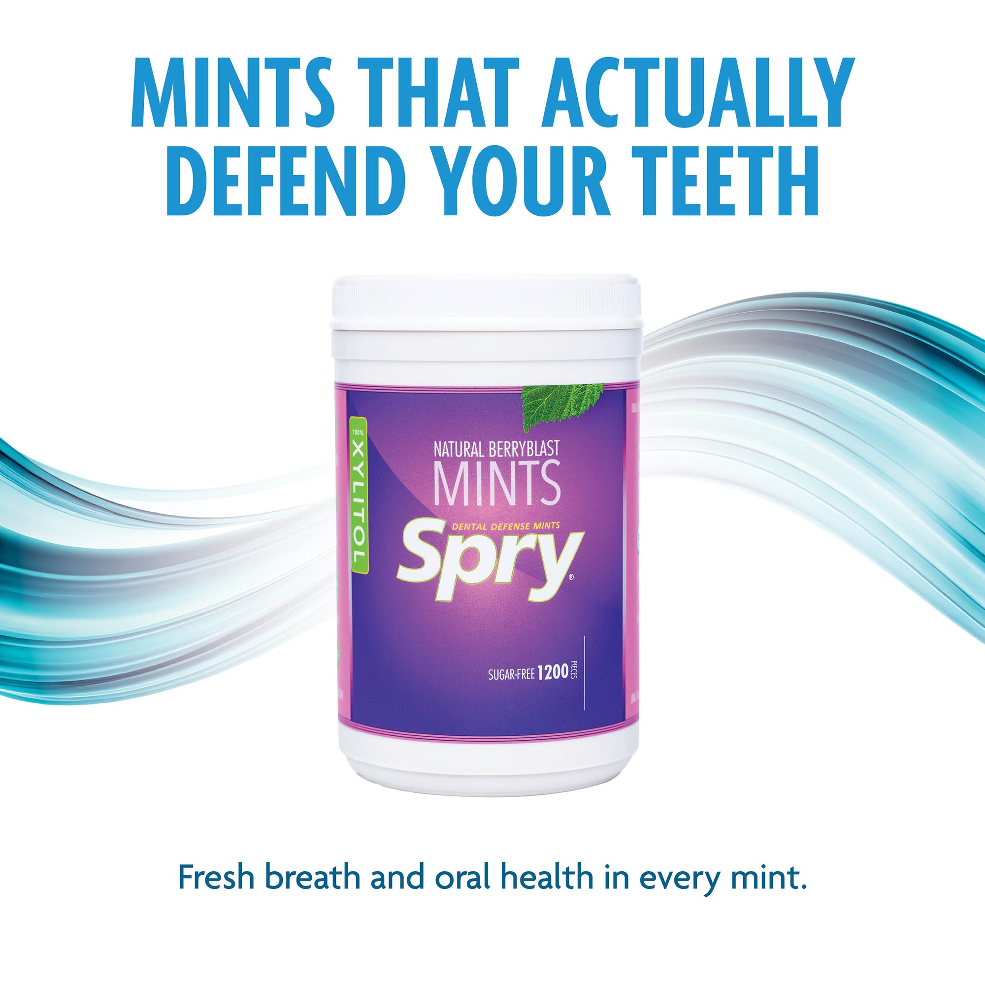 Spry Xylitol Mints – Big Jar, Fresh Breath All Day