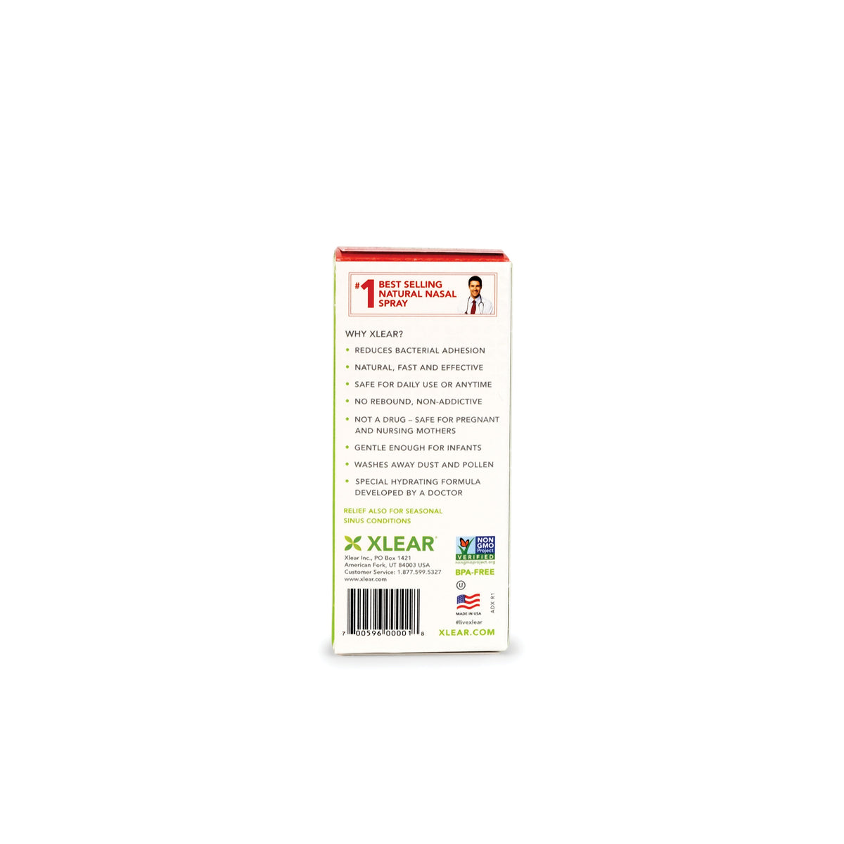 Xlear Nasal Spray – Natural Sinus Relief in a Squeeze Bottle