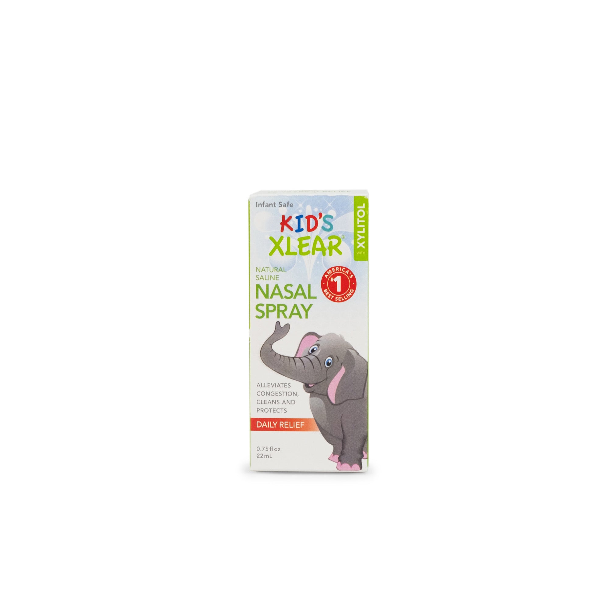 Xlear® Kid's Nasal Spray – .75 oz with Xylitol for Congestion Relief