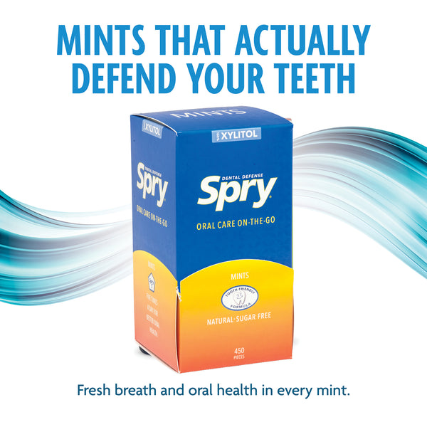 Xylitol Mints, Mixed Natural Flavors, 450ct Sample Gravity Feed