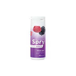 Spry Berryblast Mints container on a white background