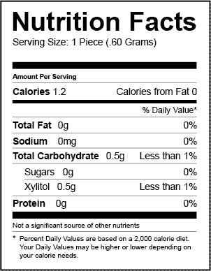 Xylitol Mints, Mixed Natural Flavors, 450ct Sample Gravity Feed