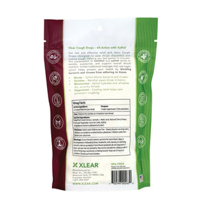 Xlear package with red and green design on a white background