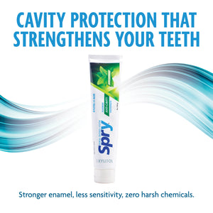 Anti-Cavity Xylitol Spearmint Toothpaste, with Fluoride