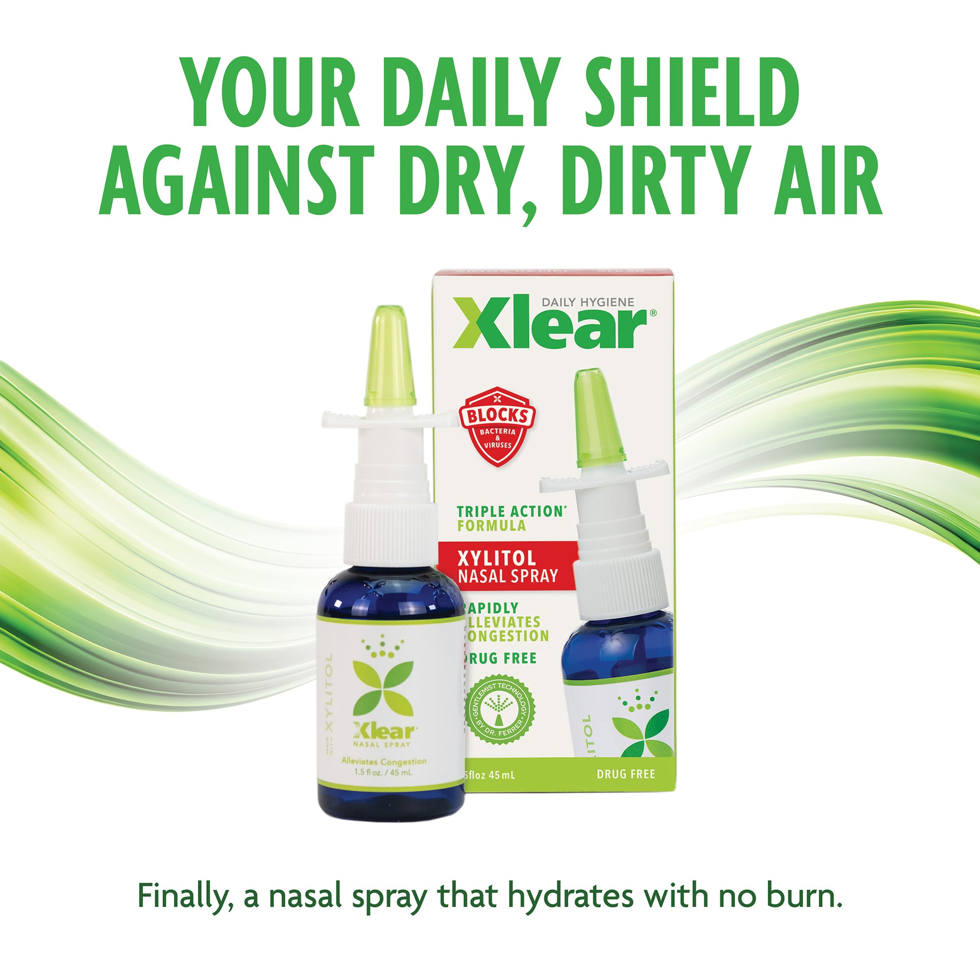 Xlear Xylitol Saline Nasal Spray 1.5 oz Mist for Clear Sinuses Xlear Xylitol Saline Nasal Spray 1.5 oz Mist for Clear Sinuses