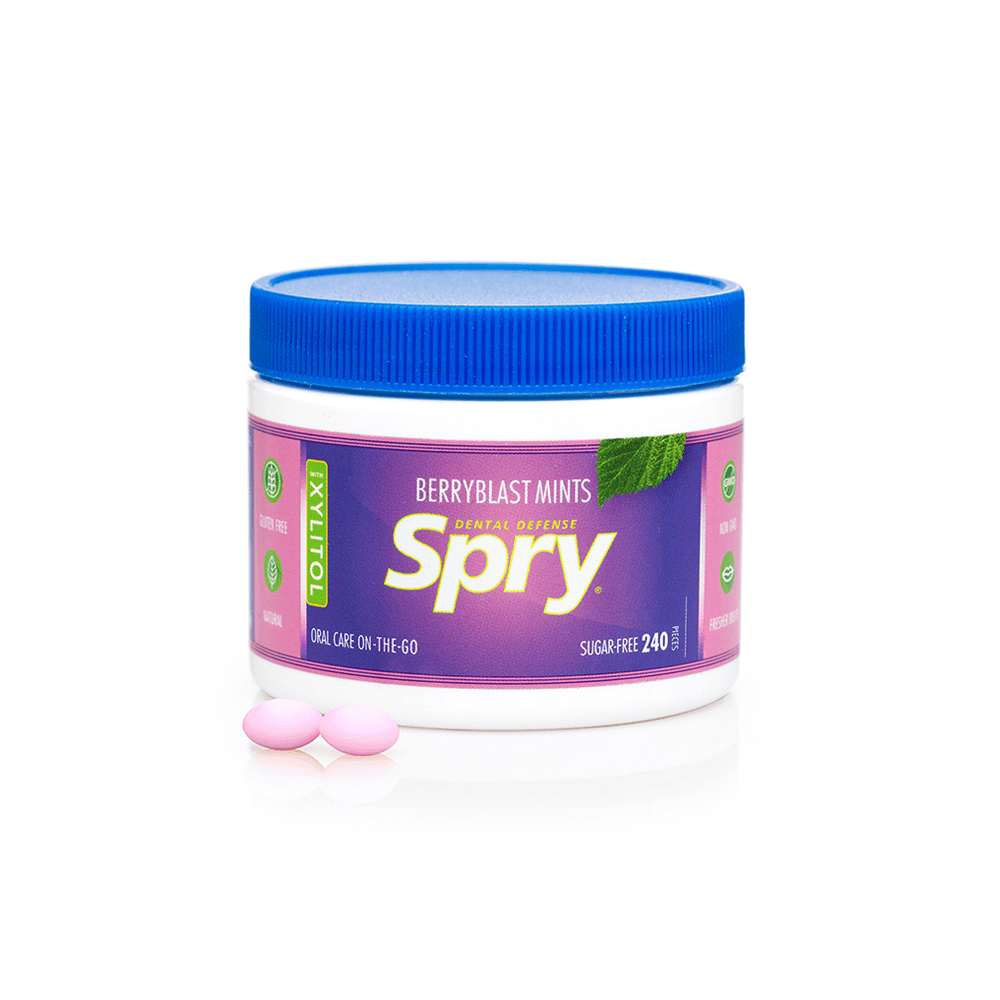 Spry Berry Blast Mints 240 count with mints