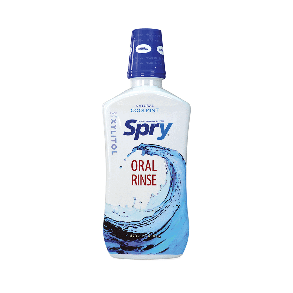 spry xylitol oral rinse, low-alcohol