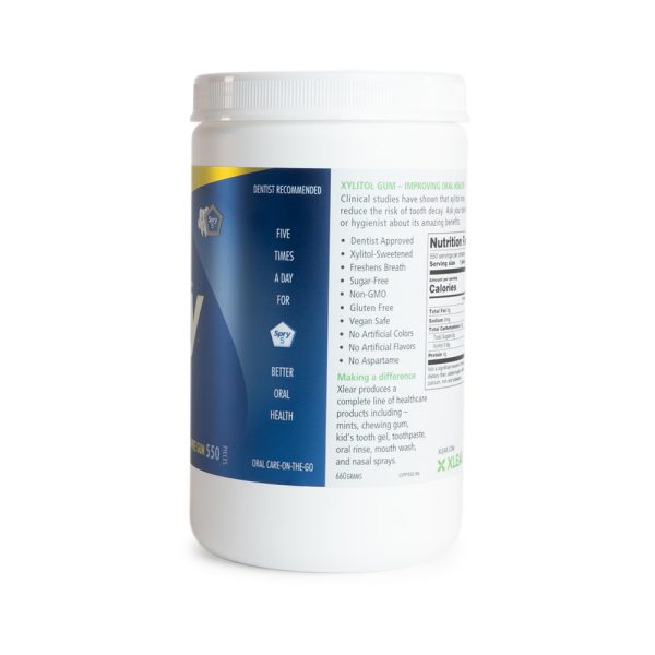Natural Xylitol Gum, 550ct Canisters - Image 8