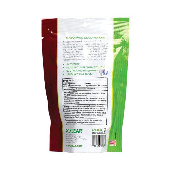 Black Cherry Sugar-free Cough Drops - Image 3